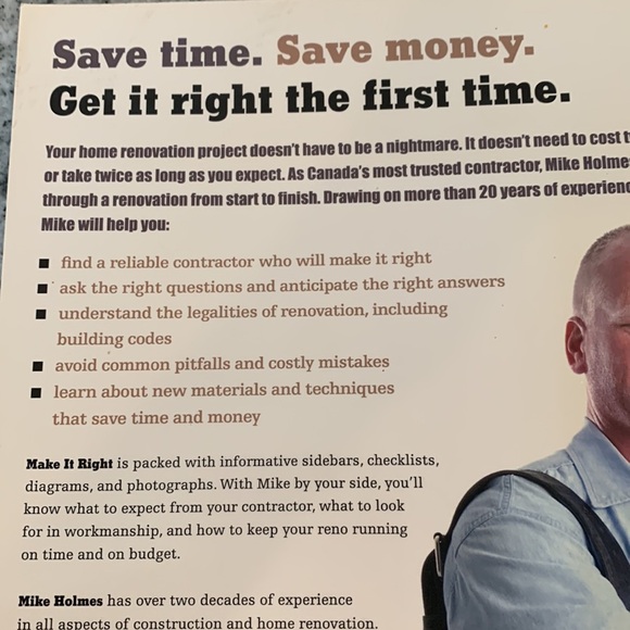 Two Mike Holmes books.    B7 - Picture 6 of 10